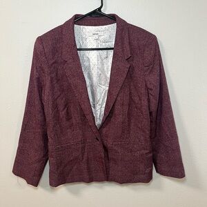 Women’s Maroon Blazer Medium